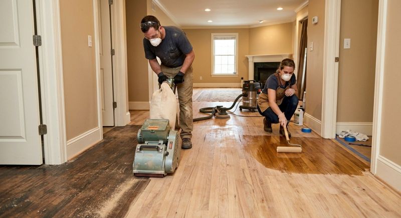 Cherry Floor Refinishing in Olathe, KS