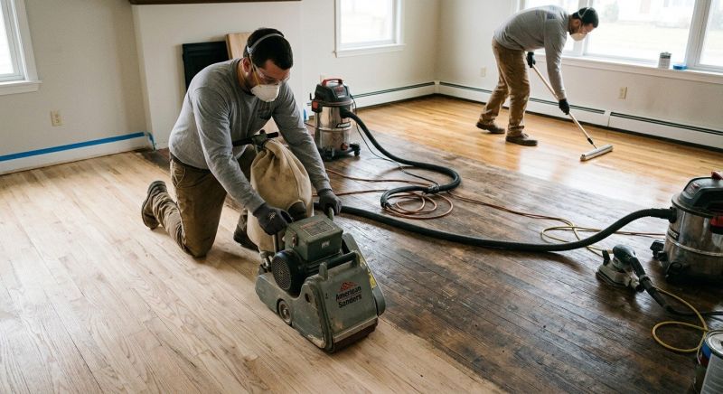 Pine Floor Refinishing in Kansas City, KS