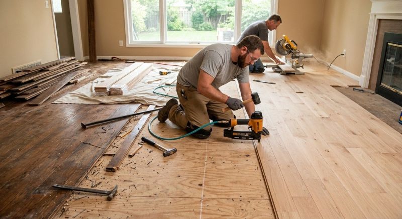 Plank Floor Installation in Austin, TX