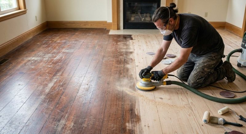Teak Floor Refinishing in Alpharetta, GA