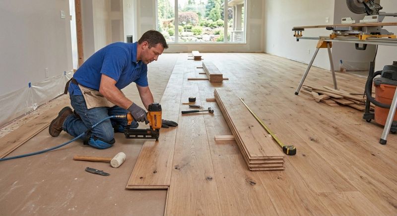 Walnut Flooring Installation in San Antonio, TX